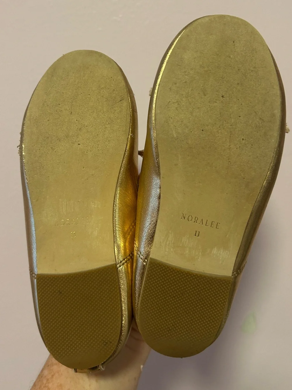 Noralee Rose Hold Ballet Flats Sz 11